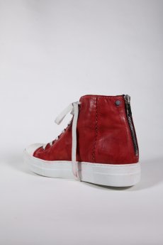 画像13: incarnation / インカネーション / 32011V-7585WZ / HORSE LEATHER HI CUT SNEAKER LINED BACK ZIP (13)