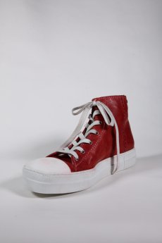 画像12: incarnation / インカネーション / 32011V-7585WZ / HORSE LEATHER HI CUT SNEAKER LINED BACK ZIP (12)