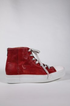 画像8: incarnation / インカネーション / 32011V-7585WZ / HORSE LEATHER HI CUT SNEAKER LINED BACK ZIP (8)