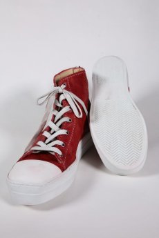 画像7: incarnation / インカネーション / 32011V-7585WZ / HORSE LEATHER HI CUT SNEAKER LINED BACK ZIP (7)