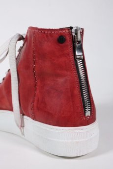 画像20: incarnation / インカネーション / 32011V-7585WZ / HORSE LEATHER HI CUT SNEAKER LINED BACK ZIP (20)