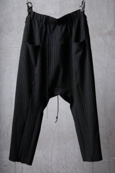 画像2: Wir Lineal / リネアル / WL-0406 / Schimmern / Inorganic structure sarrouel relax pants (2)