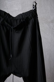 画像4: Wir Lineal / リネアル / WL-0406 / Schimmern / Inorganic structure sarrouel relax pants (4)