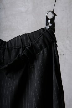 画像8: Wir Lineal / リネアル / WL-0406 / Schimmern / Inorganic structure sarrouel relax pants (8)