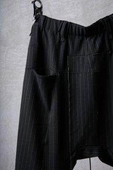 画像14: Wir Lineal / リネアル / WL-0406 / Schimmern / Inorganic structure sarrouel relax pants (14)