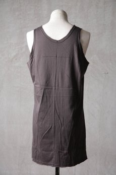 画像11: Wir Lineal / リネアル / KL621-W107 / Backcross Calm TANK TOP_60/2 Ultima cotton Tencel knit / Zikadenstimme (11)