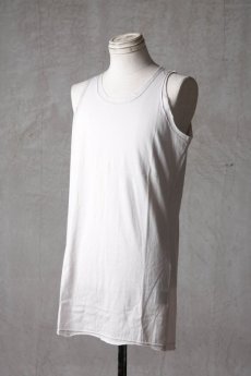 画像3: Wir Lineal / リネアル / KL621-W107 / Backcross Calm TANK TOP_60/2 Ultima cotton Tencel knit / Zikadenstimme (3)