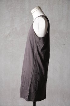 画像9: Wir Lineal / リネアル / KL621-W107 / Backcross Calm TANK TOP_60/2 Ultima cotton Tencel knit / Zikadenstimme (9)