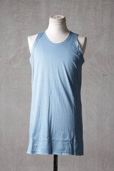 画像21: Wir Lineal / リネアル / KL621-W107 / Backcross Calm TANK TOP_60/2 Ultima cotton Tencel knit / Zikadenstimme (21)