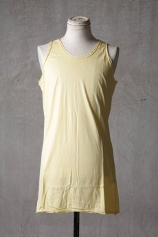 画像25: Wir Lineal / リネアル / KL621-W107 / Backcross Calm TANK TOP_60/2 Ultima cotton Tencel knit / Zikadenstimme (25)