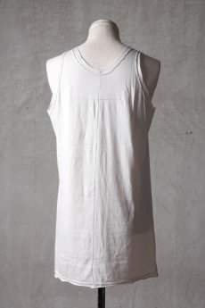 画像6: Wir Lineal / リネアル / KL621-W107 / Backcross Calm TANK TOP_60/2 Ultima cotton Tencel knit / Zikadenstimme (6)