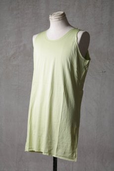 画像17: Wir Lineal / リネアル / KL621-W107 / Backcross Calm TANK TOP_60/2 Ultima cotton Tencel knit / Zikadenstimme (17)