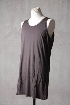 画像8: Wir Lineal / リネアル / KL621-W107 / Backcross Calm TANK TOP_60/2 Ultima cotton Tencel knit / Zikadenstimme (8)