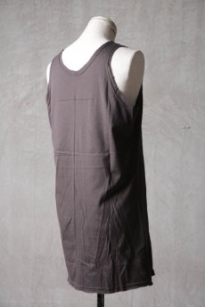 画像10: Wir Lineal / リネアル / KL621-W107 / Backcross Calm TANK TOP_60/2 Ultima cotton Tencel knit / Zikadenstimme (10)