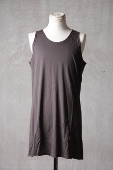 画像7: Wir Lineal / リネアル / KL621-W107 / Backcross Calm TANK TOP_60/2 Ultima cotton Tencel knit / Zikadenstimme (7)