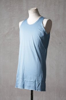 画像22: Wir Lineal / リネアル / KL621-W107 / Backcross Calm TANK TOP_60/2 Ultima cotton Tencel knit / Zikadenstimme (22)