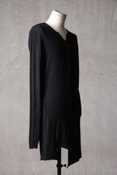 画像12: Thee OLD CIRCUS '' 1973 '' / 414120143 / " Un " / Free Way Stretch Tencel Gauze Knit アシンメトリーサムホールロングカットソー (12)