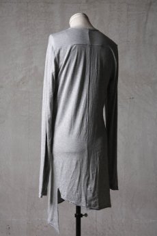 画像8: Thee OLD CIRCUS '' 1973 '' / 414120143 / " Un " / Free Way Stretch Tencel Gauze Knit アシンメトリーサムホールロングカットソー (8)