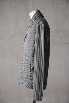 画像5: Thee OLD CIRCUS '' 1973 '' / 423201184 / " Gutter " / Seersucker knit stripe ドレープカーディジャケット (5)