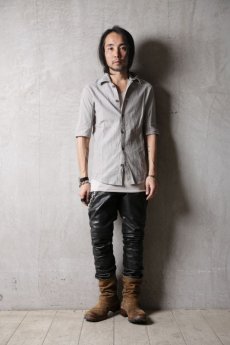 画像20: Thee OLD CIRCUS '' 1973 '' / 423203107 / " Street Corner " / Cotton linen canvas dungarees ハーヴェストハーフスリーブシャツ (20)