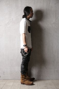 画像21: Thee OLD CIRCUS '' 1973 '' / 423202127 / " Stage " / Zimbabwe cotton stretch dungaree denim ライダースネックシャツ (21)