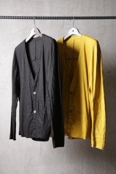 画像1: Wir Lineal / リネアル / FL721-W116 / Inorganic DRESS CARDIE NC JACKET Dress LR st cloth / Einsam (1)