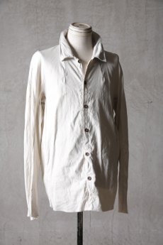 画像10: Wir Lineal / リネアル / FL721-W103 / Inorganic DRESS SHIRTS Dress LR st cloth / Blinken (10)