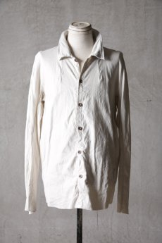 画像8: Wir Lineal / リネアル / FL721-W103 / Inorganic DRESS SHIRTS Dress LR st cloth / Blinken (8)