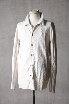 画像9: Wir Lineal / リネアル / FL721-W103 / Inorganic DRESS SHIRTS Dress LR st cloth / Blinken (9)