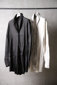 画像1: Wir Lineal / リネアル / FL721-W112 / Inorganic DRESS CARDIECOAT Dress LR st cloth / Bosch (1)