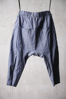 画像3: Wir Lineal / リネアル / FL722-W118 / Inorganic DRESS TQ PANTS #2 Dress chambray st cotton / Bloom (3)