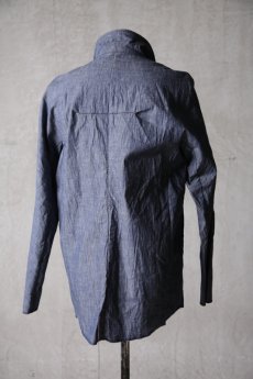 画像7: Wir Lineal / リネアル / FL722-W103 / Inorganic DRESS SHIRTS Dress chambray st cotton / Blinken (7)